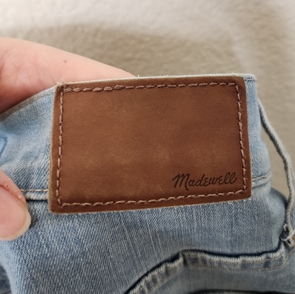 Madewell Quince Wash Button-Front Edition Cali Demi-Boot Jeans 24 - Picture 8 of 8